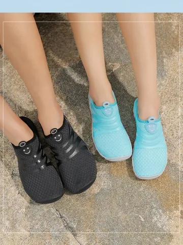 Zapatos de Agua Unisex de Secado Rápido Calcetines Aqua de Malla Transpirable Suela Blanda Antideslizante Zapatos de Playa Vadeo