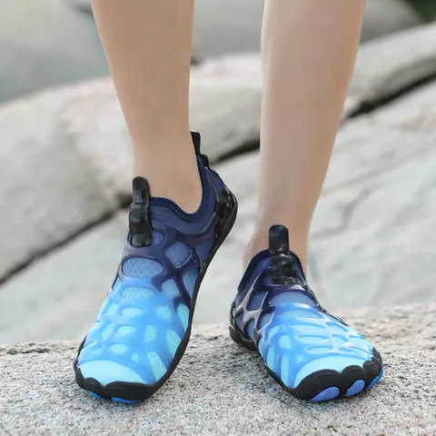 Unisex Παπούτσια Θαλάσσης από Lycra Γρήγορο Στέγνωμα Καουτσούκ Σόλα Αντιολισθητικά για Κολύμβηση Πεζοπορία Γυμναστήριο Άνδρες Γυναίκες