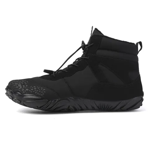 Waterproof Winter Snow Boots For Men Women High Top Outdoor Hiking Shoes Fur Lined Warm Non-Slip Casual Winter Boots