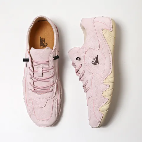 Unisex Outdoor Casual Sneakers Breathable Synthetic Leather Low Top Sports Shoes With Anti Slip Rubber Sole For Women Men