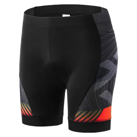 Pantalones Cortos de Ciclismo Unisex Transpirable con Relleno de Gel 5D Antichoque Pantalones de Compresión para Bicicleta para Hombre Mujer