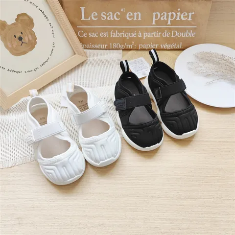 Kleinkinder Kinder Sportsandalen Leicht Atmungsaktiv Klettverschluss Sommer Strand Schuhe Weiche Sohle Kollisionsschutz Laufschuhe