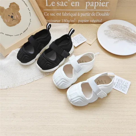 Kleinkinder Kinder Sportsandalen Leicht Atmungsaktiv Klettverschluss Sommer Strand Schuhe Weiche Sohle Kollisionsschutz Laufschuhe