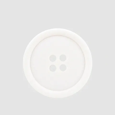 Eco Friendly Natural Cotton Sewing Buttons Minimalist Round Four Hole Fasteners For Shirts Linen Clothing DIY Craft Accessories