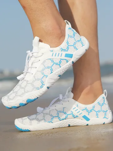 Scarpe da Guado per Coppia Outdoor Rapida Asciugatura Traspiranti Antiscivolo Sneakers da Acqua per Spiaggia Nuoto Palestra Yoga