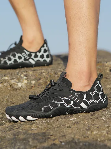 Scarpe da Guado per Coppia Outdoor Rapida Asciugatura Traspiranti Antiscivolo Sneakers da Acqua per Spiaggia Nuoto Palestra Yoga