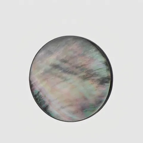 Natural Black Lip Mother Of Pearl Buttons Round Iridescent Shell Buttons For Silk Chiffon Dress Decoration Sewing Craft