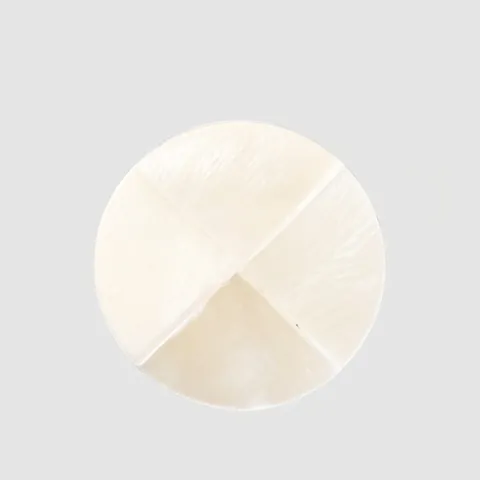 Round Natural Mother Of Pearl Shell Buttons White Butterfly Shell Cross Cut Design High End Sewing Buttons For Overcoat Suit Blazer Jacket