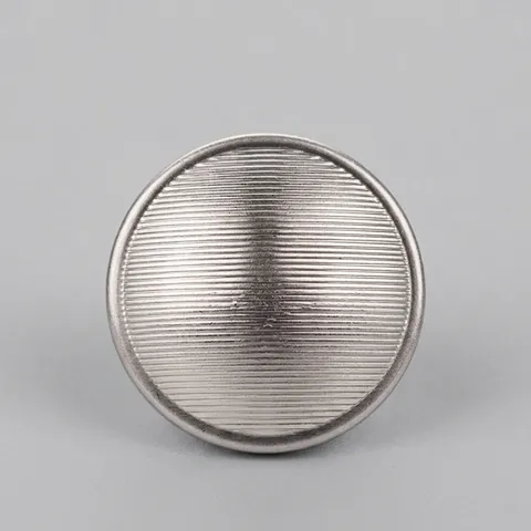 High End Brass Metal Buttons Vintage Ribbed Dome Shank Fasteners For Coats Jackets Blazers Suits Decorative Apparel Sewing Supplies