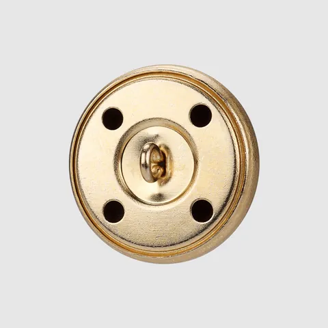 Vintage British Style Brass Buttons Embossed Crest Shank Metal Buttons Gold For Suit Blazer Coat High End DIY Craft Buttons