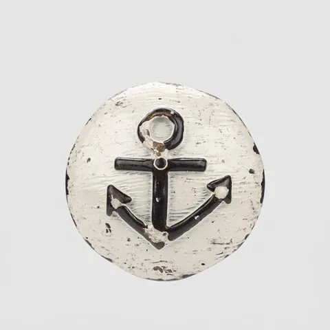 High-End Metal Anchor Decorative Buttons Japanese Style Vintage Relief Shank Buttons For Coat Suit Sweater DIY Sewing Accessory