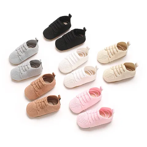 Infant Retro Princess Hollow Out Flat Shoes Soft Sole Cotton Toddler First Walkers For Baby Girls Outdoor Casual Shoes