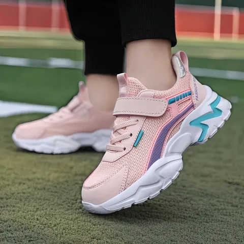Breathable Kids Mesh Sneakers Lightweight Running Shoes For Boys Girls Casual Outdoor Sports Footwear Fashion Walking Shoes