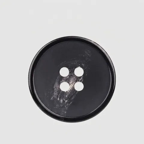 Eco-Friendly Resin Buttons High-End Round Four-Hole Marble Horn Pattern Sewing Buttons For Coats Suits Jackets Clothing Accessories