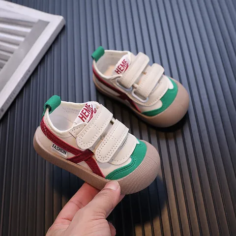 Autumn New Kids Toddler Board Shoes For Boys Girls 1-6 Years Old Soft Sole Anti-Slip Breathable Kindergarten Sneakers Artificial PU Casual Kids Shoes