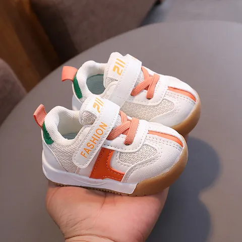 Zapatos de Caminar de Malla Transpirable para Niños Pequeños Zapatillas Ligeras Antideslizantes para Niños Niñas Moda Casual Deportiva