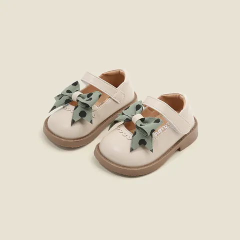 Toddler Girls Princess Shoes Microfiber Leather Soft Sole Heart Rhinestone Lace Mary Jane Single Shoes Walking Shoes Black