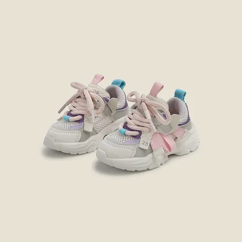 Toddler Baby Walking Shoes Microfiber Leather Non-slip Breathable Casual Sneakers For Boys Girls Kids Everyday First Walkers