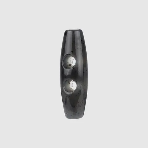 Natuurlijke Xiuyan Jade Knoppen Olijfvorm Houtje-Touwje Knopen Voor Jassen Truien 40 Grijs Steen Sluitingen 2 Gaten Luxe Kleding Naaiaccessoires