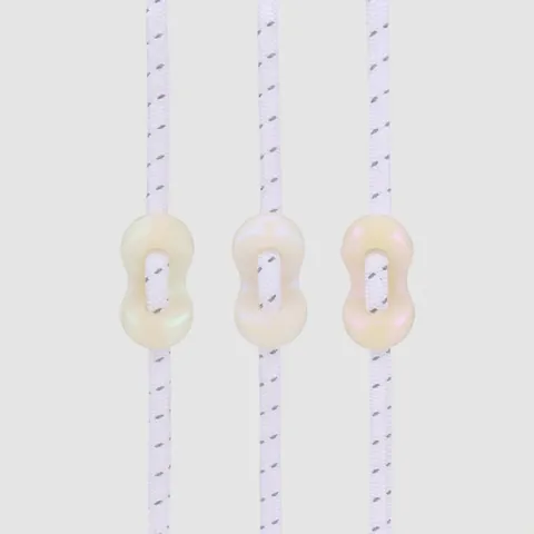 Silicone Pig Nose Cord Lock Double Hole Drawstring Toggle For Sportswear Hoodie Backpack Adjustment Button