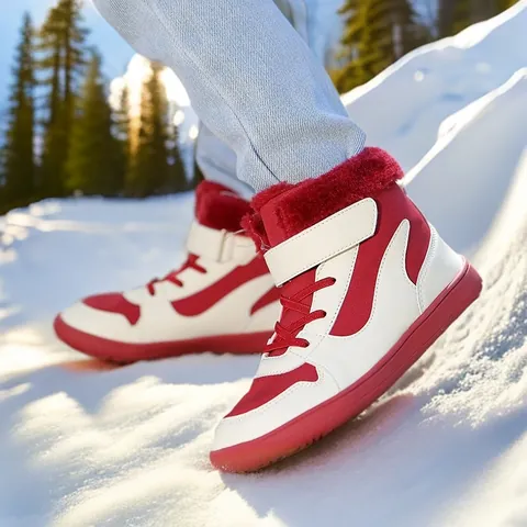 Botas de Nieve de Invierno para Niños Impermeable Cuero Sintético Tela Oxford Forro de Felpa Cálido Zapatillas de Exterior para Niños Niñas