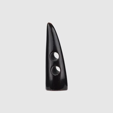 Natürlicher Schwarzer Wasserbüffelhorn Knebelknopf Für Kaschmir Wollmantel High-End Bekleidung DIY Nähzubehör Hornform Knöpfe