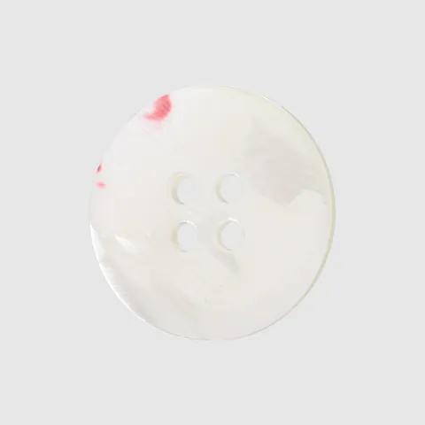 Natural Trochus Shell Buttons High End Round Pearl White Radial Texture Decorative Buttons For Suits Coats Shirts