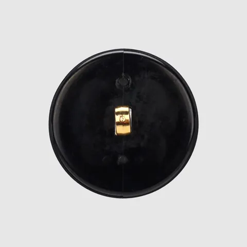 High-End Runde Knöpfe Schwarz Nylon ABS Gold Metall Inlay Gewebe Muster Dekorative Verschlüsse Für Anzug Mantel Blazer