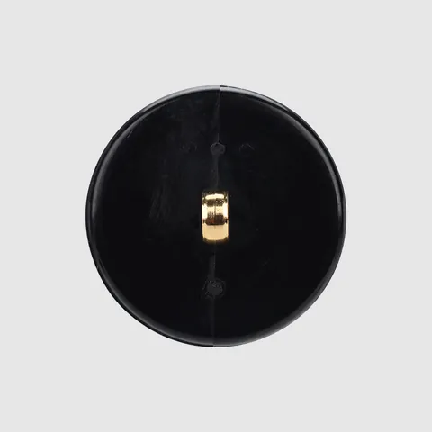 Vintage Round ABS Nylon Sewing Button High-End Gold Spiral Pattern Black Matte Shank Button For Suit Coat Overcoat DIY Craft