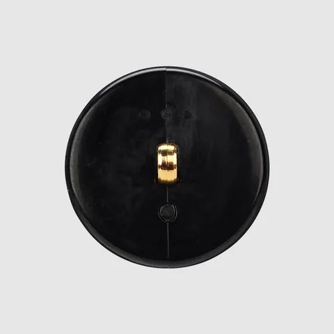 Vintage High-End Gold Floral Black Round Buttons ABS Nylon Shank Buttons For Coats Blazers Suits Dresses Sewing Accessories