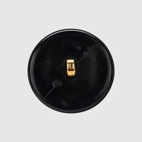 High-End Round Buttons Black Gold Striped ABS Nylon Sewing Buttons For Coat Suit Jacket Fashion Clothing Decor