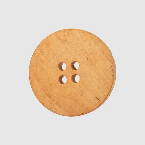 Natural Aspen Wood Buttons Round Radial Pattern Vintage Wooden Buttons For Coats Sweaters Shirts DIY Sewing Craft Accessories