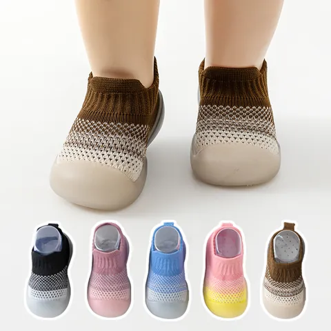 Baby Mesh Walking Shoes Breathable Summer Infant Sock Shoes Non-Slip Soft Sole First Walkers For Toddlers Boys Girls