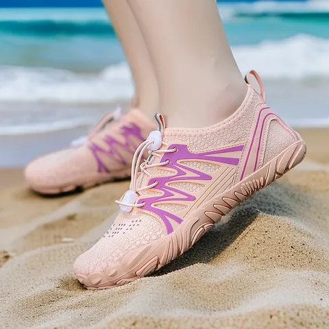Chaussures Aquatiques Unisexes à Séchage Rapide pour Hommes Femmes Antidérapantes à Cinq Orteils pour Plage Natation Randonnée Sport