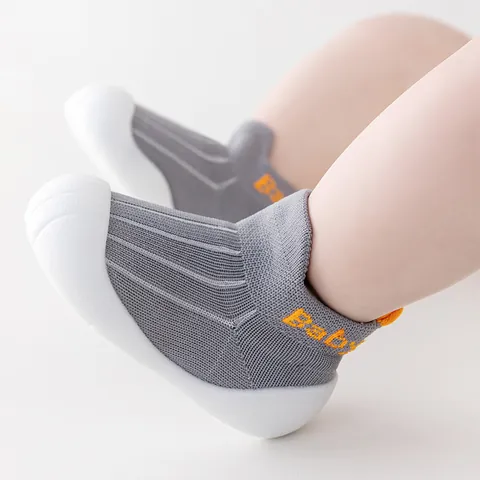 Breathable Baby First Walkers Sock Shoes Anti Slip Soft Sole Infant Floor Socks Shoes For Toddlers Boys Girls Spring Summer