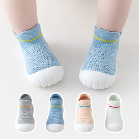 Breathable Mesh Baby Walking Shoes Soft Sole Non-Slip Knit Toddler First Walker Sneakers For 6-36 Months Boys Girls Casual Shoes