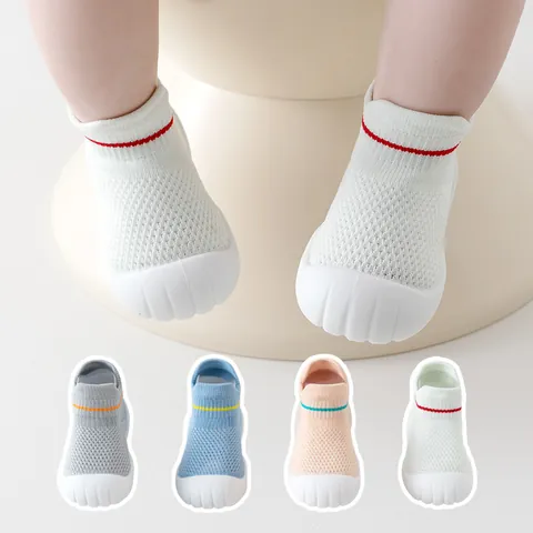Breathable Mesh Baby Walking Shoes Soft Sole Non-Slip Knit Toddler First Walker Sneakers For 6-36 Months Boys Girls Casual Shoes