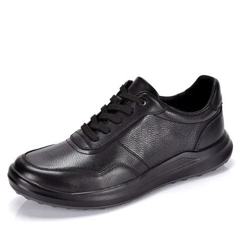 Men First Layer Cowhide Casual Shoes Summer Breathable Soft Sole White Sneakers Fashion Low Top Board Shoes For Men Gift