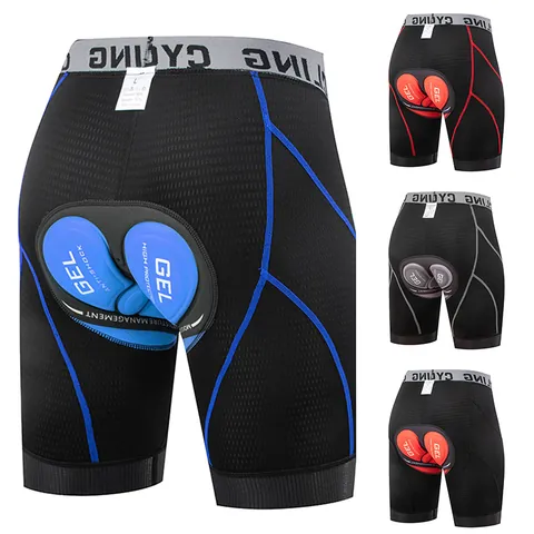 Unisex Professionele Wielrenbroek Met Dikke Siliconen Pad Ademend Hoge Elasticiteit Schokbestendig Mountainbike Fietsbroek Top And Bottom