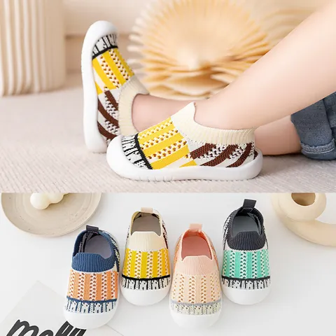 Kids Mesh Toddler Shoes Breathable Soft Sole First Walker Shoes For Boys Girls Lightweight Outdoor Summer Spring Infant Walking Shoes