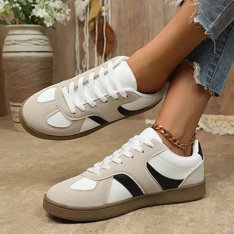 Zapatillas GAT Retro para Mujer Clásicas Suela Gruesa Plataforma Zapatos Casuales Transpirables para Caminar al Aire Libre