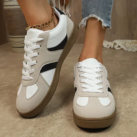 Zapatillas GAT Retro para Mujer Clásicas Suela Gruesa Plataforma Zapatos Casuales Transpirables para Caminar al Aire Libre