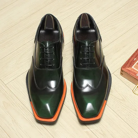 Herren Lederschuhe Im Britischen Stil Business Rindsleder Futter Formelle Oxford Brogue Schuhe Für Hochzeit Büro Party Herrenschuhe