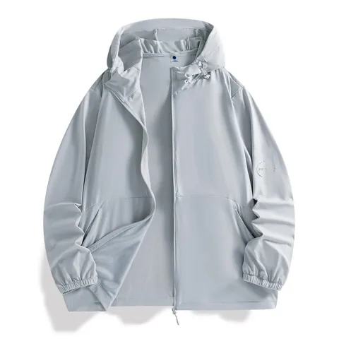 Unisex Ice Silk Sun Protection Jacket UPF 100 Plus Lightweight Breathable Hooded Outdoor Fishing Sport Skin Jacket Top