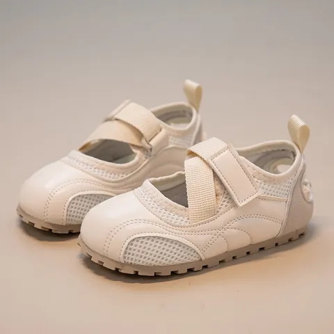 Mädchen Ballett-Stil Deutsche Trainer Schuhe 2025 Sommer Atmungsaktive Mesh-Sneaker Für Kinder Lässige Leichte Rutschfeste Schuhe