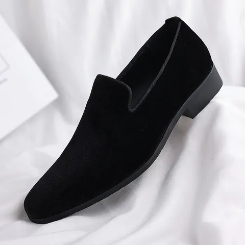 Mocassini Casual da Uomo in PU Traspiranti Slip-on Scarpe Leggere Tinta Unita Resistenti all'Usura Estive Basse Scarpe Basse