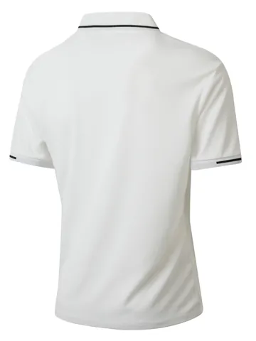 Men's Jacquard Polo Shirt Short Sleeve Turn-down Collar Sporty Casual Contrast Stripe Top Button Tee For Summer