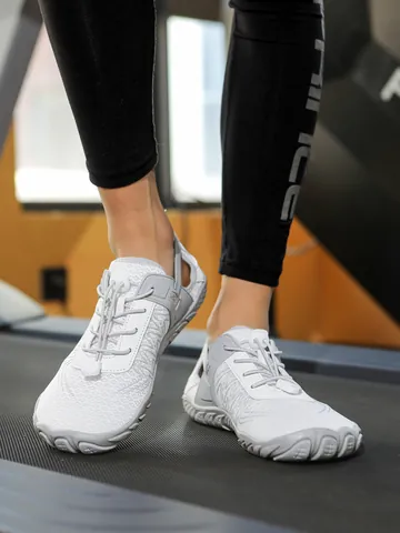 Chaussures d'Eau Unisexes en Maille Lycra à Séchage Rapide Semelle Caoutchouc Antidérapante Respirantes pour Natation Plage