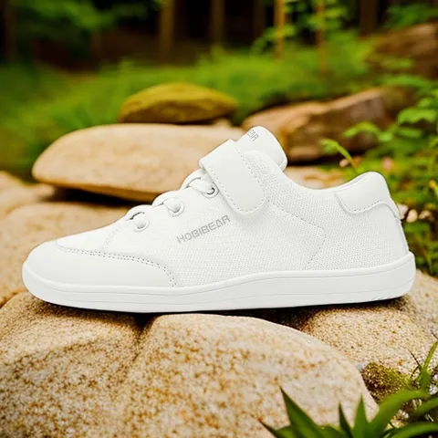 Kids Breathable Mesh Sneakers Lightweight Casual Running Shoes With Hook and Loop Anti-Slip Rubber Sole For Boys And Girls Daily School Outdoor