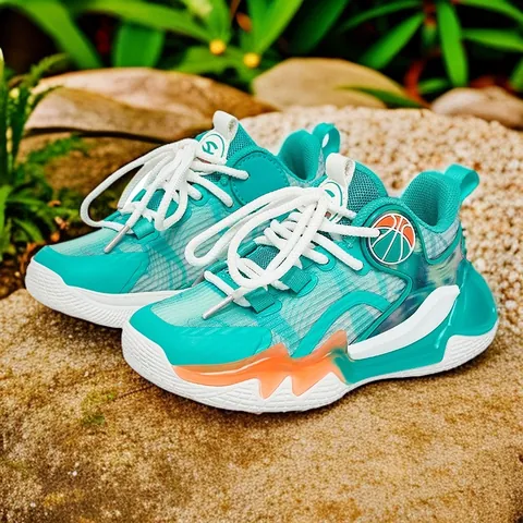 Boys Basketball Shoes Breathable Non-Slip Sneakers For Kids Youth Sports Trendy Athletic Footwear Casual Running Outdoor Shoes